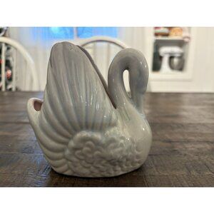 Vintage Planter by Gonder Swan Pottery Mid Century Blue USA